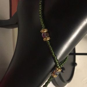 Handmade beautiful toe n ankle bracelet.